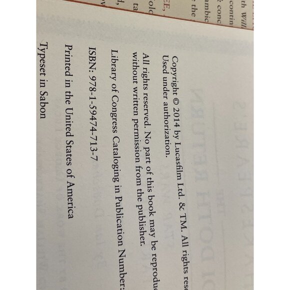 William Shakespeare's Star Wars Trilogy Set Hardcover - Quirk Books - Picture 14 of 16